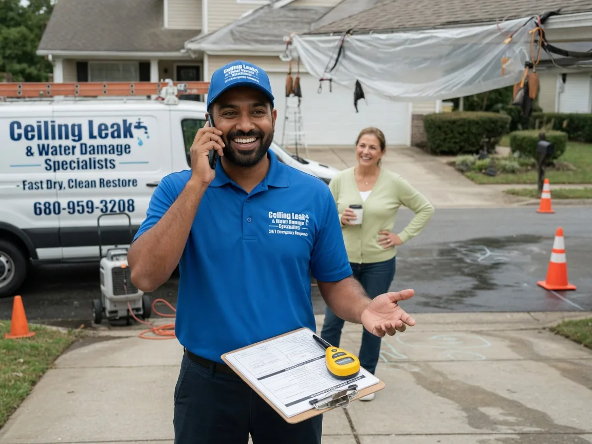 Ceiling Leak Cleanup Cozad, NE FAQs